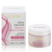 Cliven - کرم مرطوب کننده و روشن کننده روز کلیون حجم 50 میلCliven Crema Idrantante Vitamine + Vegetal Complex Volume 50ml