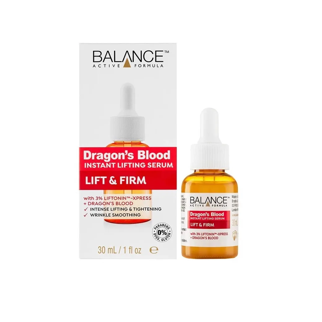 Balance - سرم لیفتینگ بالانس مدل دراگون بلاد حجم 30 میلBalance Dragons Blood Instant Lifting Serum 30ml