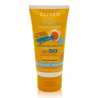 Cliven - کرم ضد آفتاب بی رنگ کلیون فاقد چربی حجم 75 میلCliven Sun Face Cream SPF50 Volume 75ml