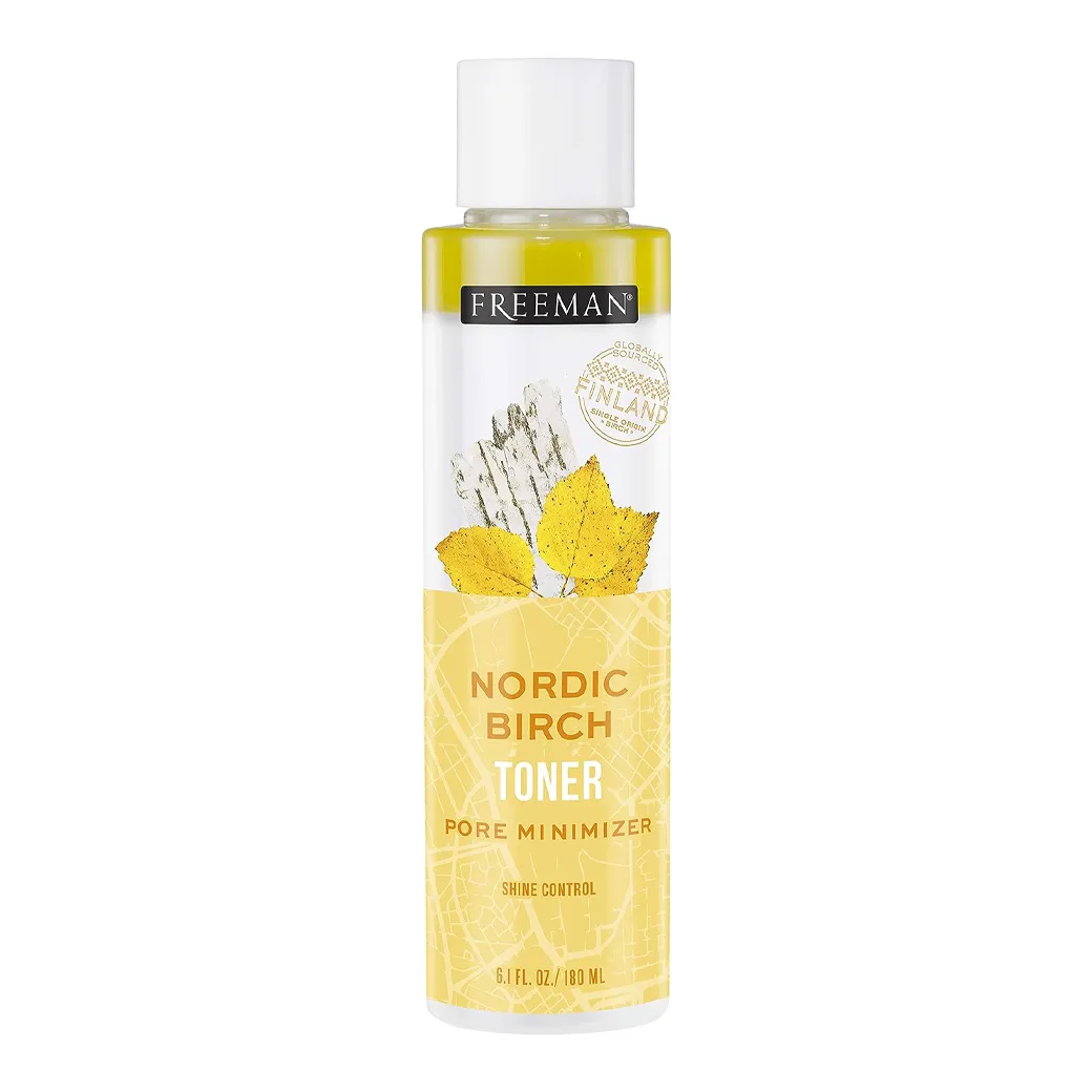 Freeman - تونر کنترل چربی و کوچک کننده منافذ باز فریمن  Exotic Blends Shine Control Pore Minimizing Nordic Birch Toner
