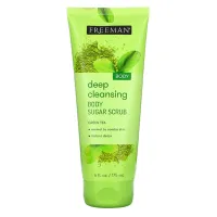 Freeman - ماسک اسکراب بدن حاوی شکر و چای سبز فریمن Body scrub mask containing sugar and Freeman green tea