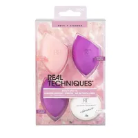 Real Techniques - پد اسفنج 3 عددی ریل تکنیک همراه صابون کد 4042 real techniques miracle face+cleanse