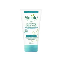 Simple - ژل شستشوی صورت سیمپل مخصوص پوست چرب و مختلط  Purifying Gel Wash simple