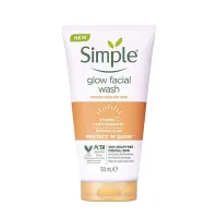 Simple - ژل شستشو ویتامین سی سیمپل Simple Glow Facial Wash Vitamin C Anti Oxidants