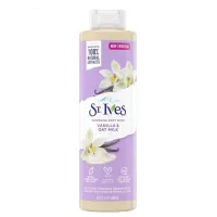 St Ives - شامپو بدن وانیل و شیر جو دوسر سنت ایوز 650 میل St Ives body shampoo containing vanilla and oat milk  650ml