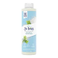 St Ives - شامپو بدن اسکرابی نمک و جلبک دریایی سنت ایوز حجم 650 میل Sea Salt & Pacific Kelp exfoliator body wash St Ives Volume 650ml