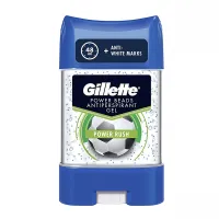 Gillette - استیک ضد تعریق ژیلت مدل پاور راش مناسب برای آقایان 75 میلی لیتر Gillette stick gel deodorant 70 ml. Power rush.