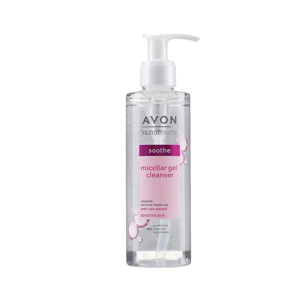 Avon - ژل میسلار پوست حساس اون avon Nutra Effects Soothing Micellar Gel Cleanser