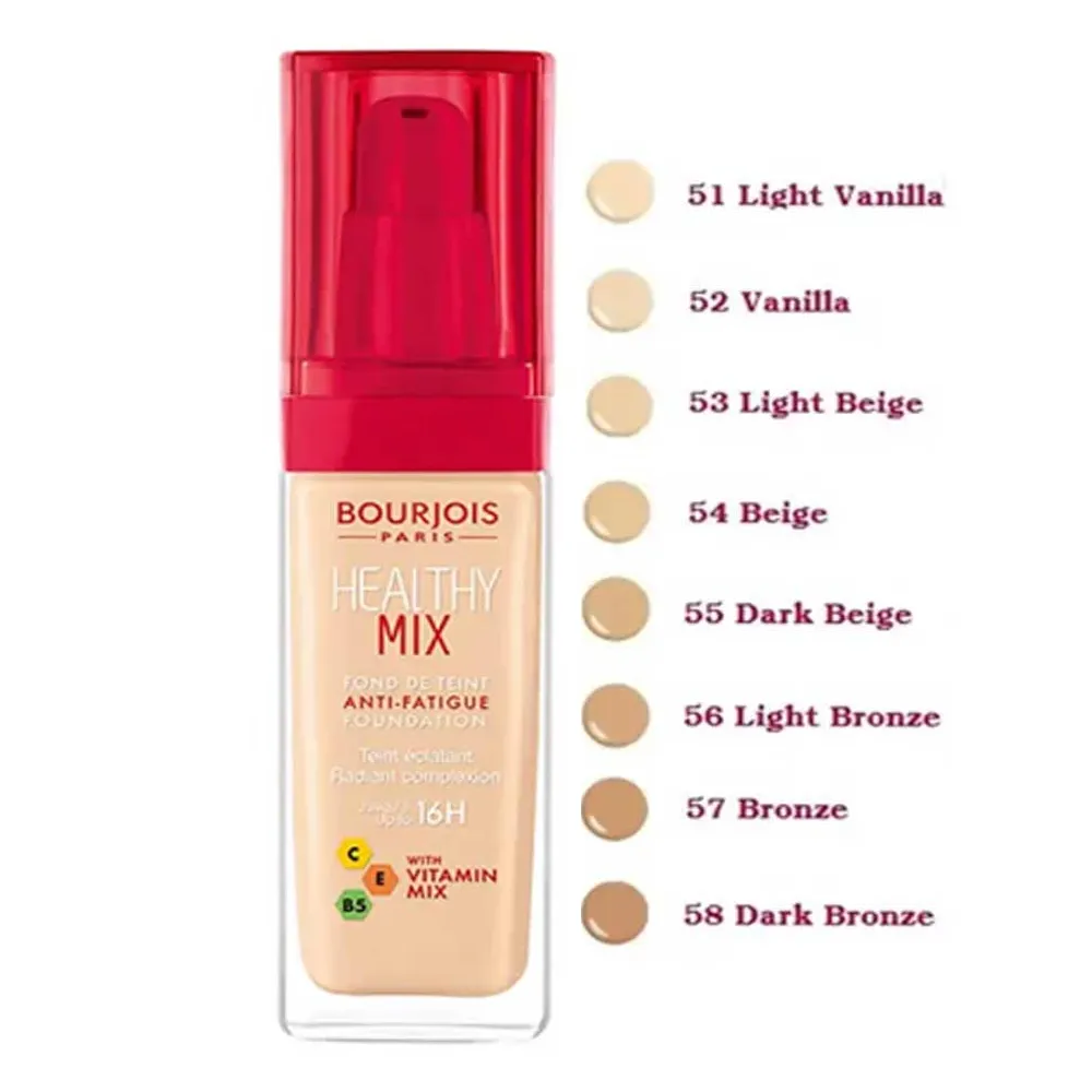 BOURJOIS - کرم پودر بورژوا 51 شماره Healthy Mix BOURJOIS
