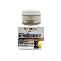 Loreal - کرم ضد چروک، لیفتینگ و آبرسان سه کاره لورال 65+ مدل loreal ATTIVA ANTI-RUGHE