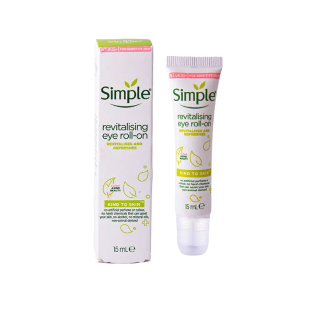Simple - کرم دور چشم سیمپل مدل Revitalising حجم 15 میلی لیتر Simple Revitalising Eye Role Cream Volume 15ml