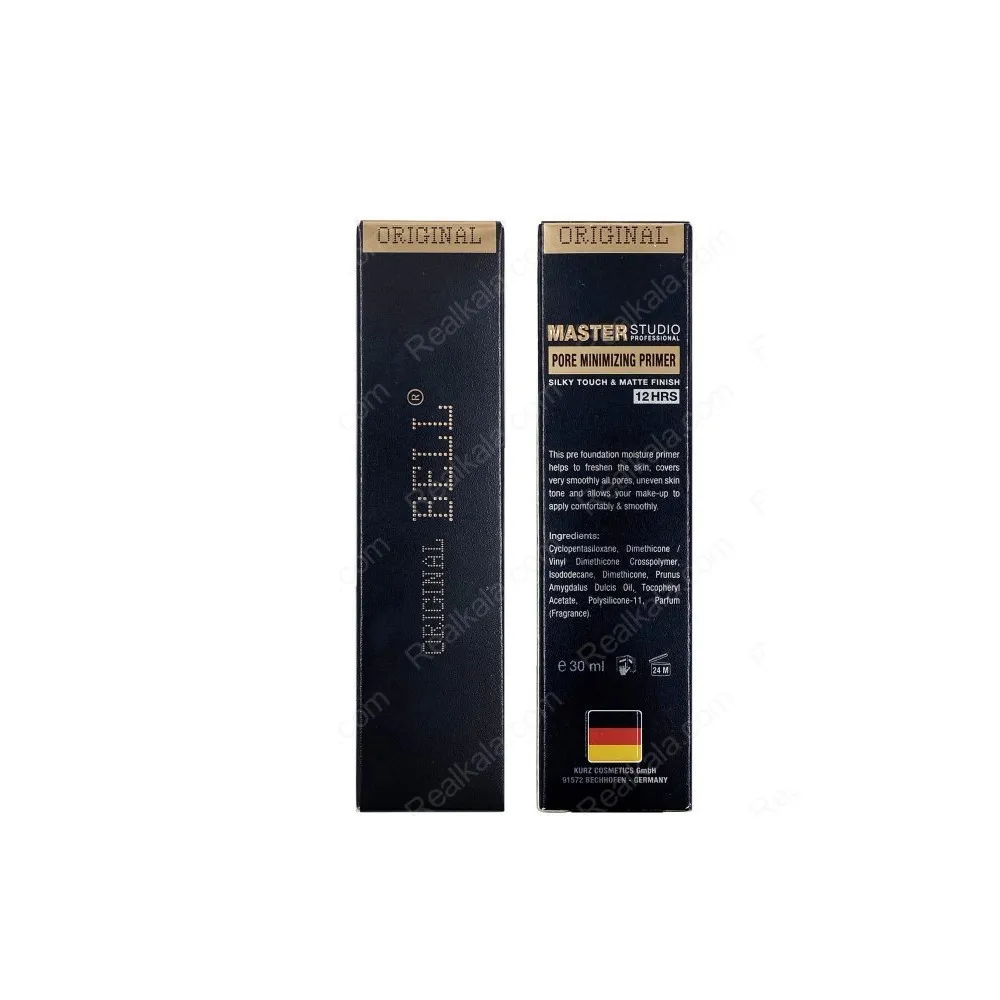Bell - پرایمر مات بل کوچک کننده منافذ پوست حجم 30 میلBell Master Studio Pore Minimizing Primer 12HRS Volume 30ml