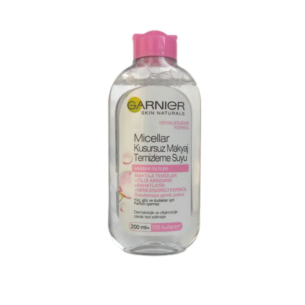 Garnier - میسلار واتر آرایش پاک کن گارنیر مخصوص پوست حساس 200 میل Garnier Skin Naturals Micellar Cleansing Wate