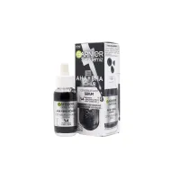 Garnier - سرم لایه بردار زغال گارنیر مدل AHA + BHA Garnier AHA + BHA & Niacinamide Charcoal Face Serum