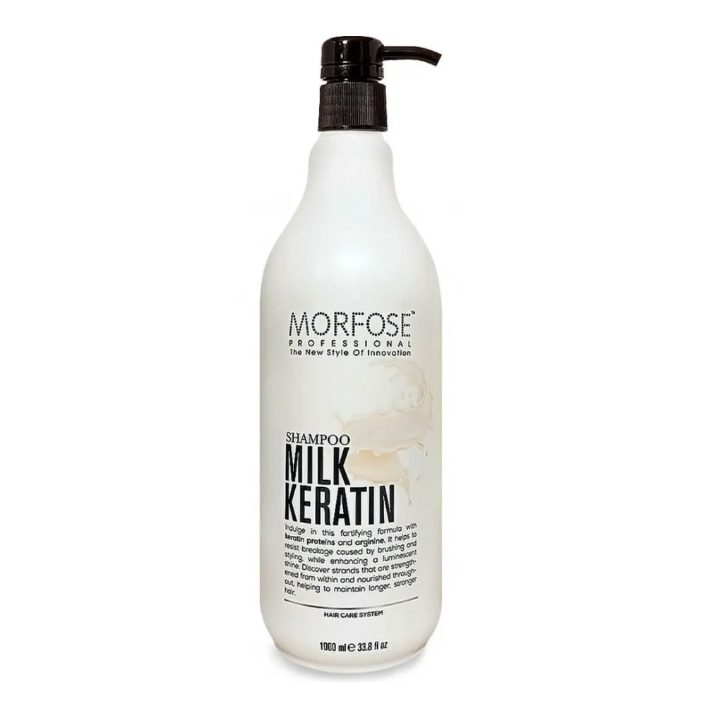 Morfose - شامپو میلک کراتین مورفوس حجم 1000 میل Morfose milk keratin shampoo Volume 1000 ml
