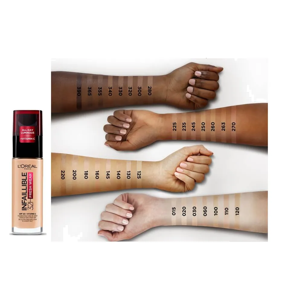 Loreal - کرم پودر لورال سری Infaillible شماره 130 Loreal 24H Infallible Cream Foundation 30ml No130-sous ton rose