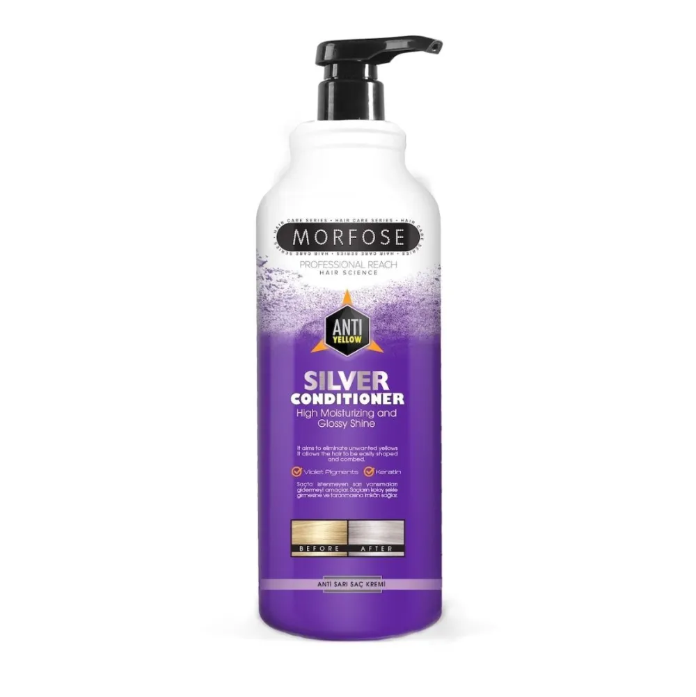 Morfose - نرم کننده مو مورفوس مدل silver حجم 1000 میل Morfose Silver Hair Conditioner Volume 1000ml