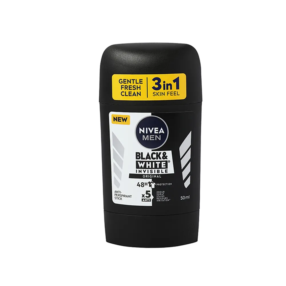 Nivea - نیوا مام صابونی مردانه BLACK & WHITE Nivea Black & White Invisible Fresh