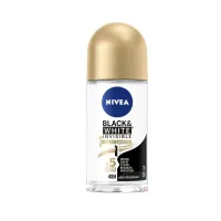 Nivea - مام رول ضدتعریق BLACK & WHITE نیوا  NIVEA BLACK & WHITE INVISIBLE SILKY SMOOTH 48 H