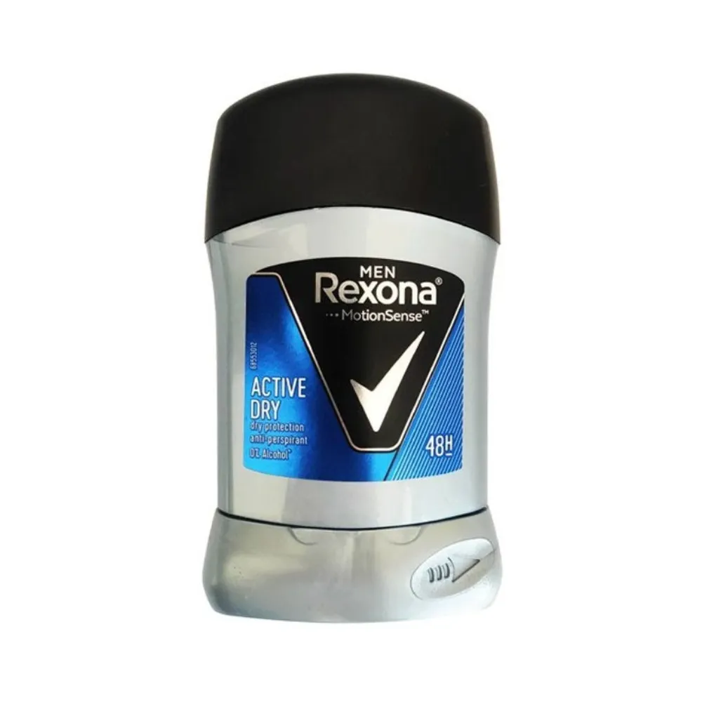 Rexona - استیک ضد تعریق مردانه رکسونا مدل اکتیو درای وزن 40 گرم Stick Rexona ACTIVE DRY 40gr