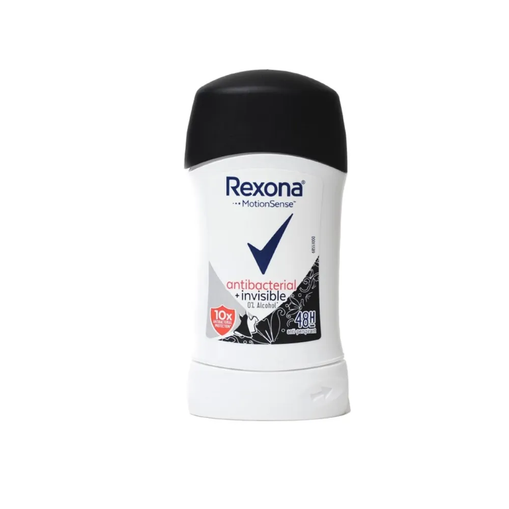 Rexona - مام استیک ضد تعریق رکسونا مدل آنتی باکتریال اینویزیبل 40 گرم Rexona stick Antibacterial invisible 40 gr