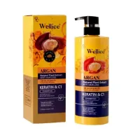 Wellice - شامپو ضد ریزش آرگان ویلایس حجم 750میل Wellice Argan Anti Hair Loss Shampoo With Keratin & C1 Volume 750ml