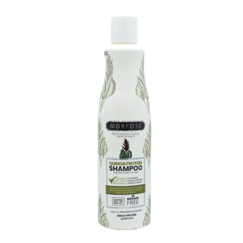 Morfose - شامپو پروتئین کینوا مو مورفوس حجم 500 میل Morfose Shampoo QUINOA PROTEIN Volume 500ml
