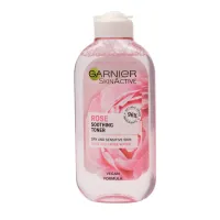 Garnier - تونر عصاره گل رز بوتانیکال گارنیر مناسب پوست های خشک و حساس Garnier Rose Soothing Toner Dry & Sensitive Skin 200ml