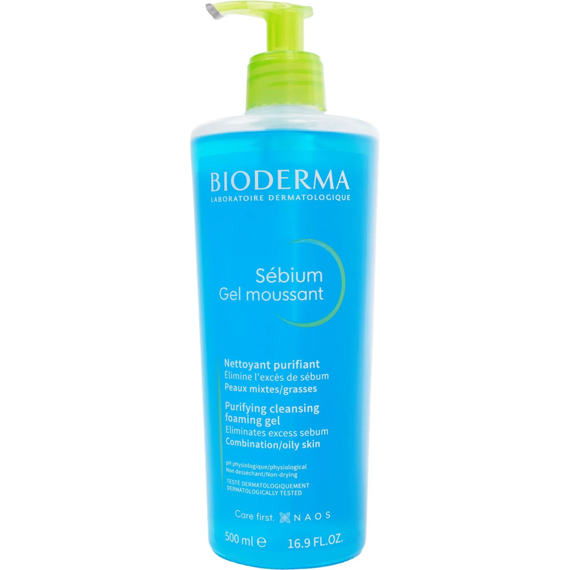Bioderma - ژل شستشوی پوست چرب سبیوم بایودرما حجم 500 میلSebium Gel Moussant Volume 500ml