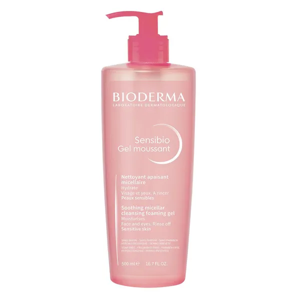Bioderma - فوم ژل شستشو سنسیبیو بایودرما پوست حساس و خشک حجم 500 میلBioderma Sensibio Gel moussant Volume 500ml