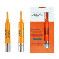 LIERAC - سرم پوست کنسانتره 15% ویتامین C مزولیفت لیراک حاوی 2 ویال 15 میل Lierac Mésolift C15 Extemporaneous Anti-Fatigue Revitalizing Concentrate Volume 15ml