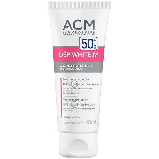 ACM - کرم ضد آفتاب دپی وایت ام SPF50 ای سی ام حجم 50 میل Acm Depiwhite.m sunscreen SPF50 Volume 50 ml