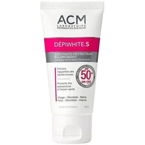 ACM - کرم ضد آفتاب دپی وایت اس SPF50 ای سی ام حجم 50 میل Acm Depiwhite.S sunscreen SPF50 Volume 50 ml