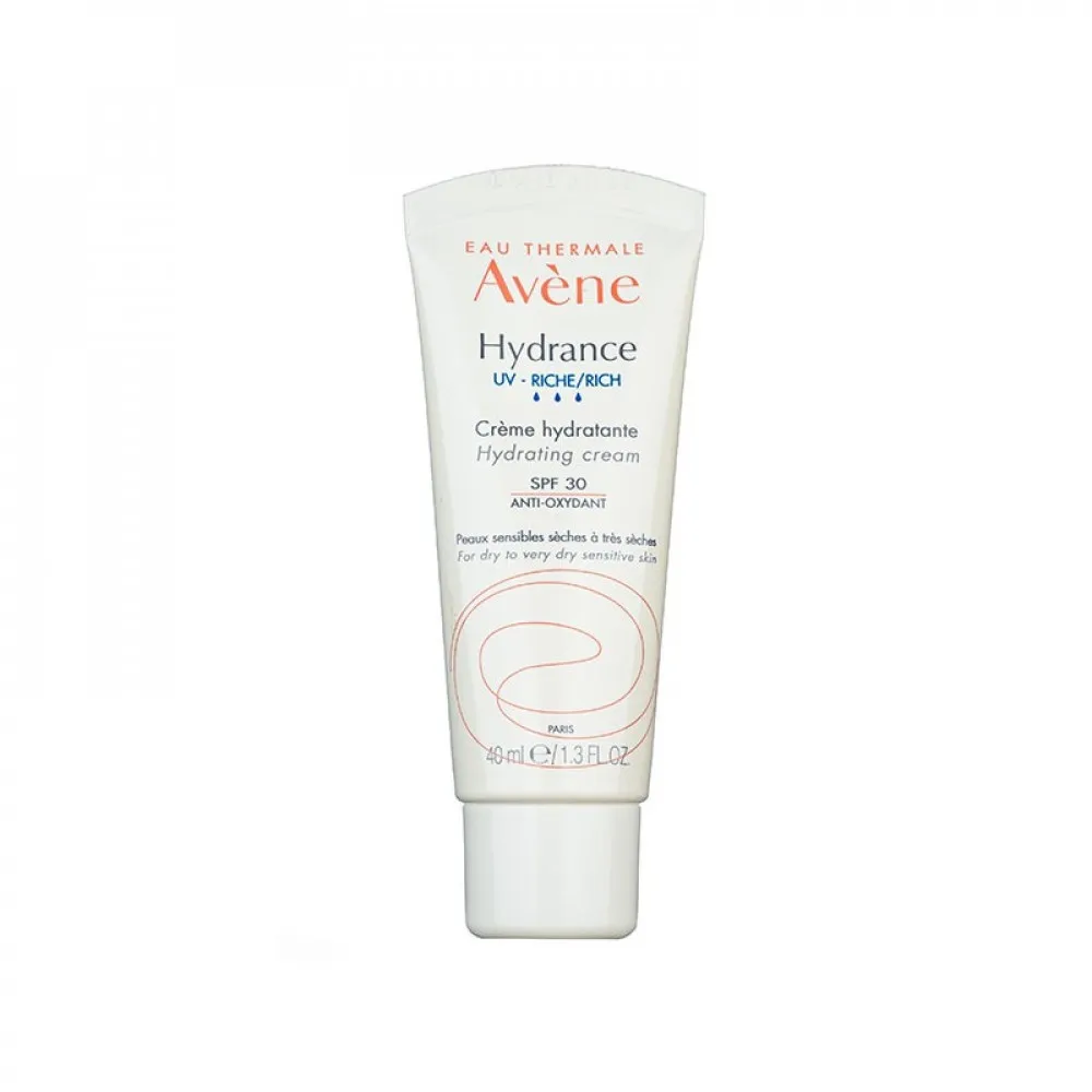Avene - کرم آبرسان پوست خشک اون هیدرانس ریچ حجم 40 میلAvene Hydrance Optimale RICH Hydrating Cream Volume 40ml