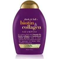 OGX - شامپو بنفش بیوتین و کلاژن او جی ایکس حجم 385 میل OGX Thick & Full Biotin & Collagen Shampoo Volume 385ml