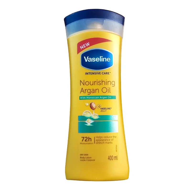 Vaseline - لوسیون بدن پوست خشک روغن ارگان وازلین حجم 400 میل Vaseline Nourishing Argan Oil Body Lotion Volume 400ml
