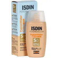 Isdin - ضد آفتاب رنگی فیوژن واتر ایزدین رنگ لایت حجم 50 میل Isdin sunscreen fusion water color light SPF50 Volume 50ml