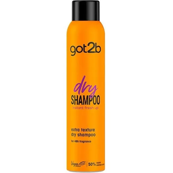 got2b - شامپو خشک نارنجی گات تو بی مدل تکسچر حجم 200 میل got2b Dry shampoo Texturizing Volume 200ml