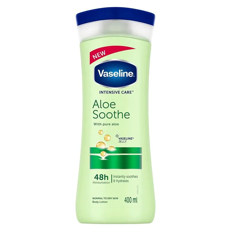 Vaseline - لوسیون بدن وازلین مدل ALOE SOOTHE مناسب پوست خشک و حساس حجم 400 میل Vaseline Aloe Soothe Body Lotion Volume 400ml