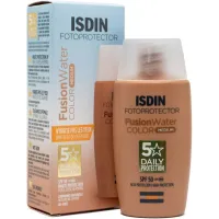 Isdin - ضد آفتاب spf50 فیوژن واتر رنگی مدیوم ایزدین حجم 50میل Isdin sunscreen fusion water color SPF50 cream Volume 50ml