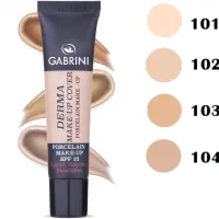gabrini - کرم پودر گابرینی مدل درما شماره 101 حجم 40 میل GABRINI  DERMA MAKE-UP COVER  No.101 Volume 40ml
