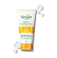 Simple - ژل شستشو ویتامین c سیمپل حجم 150 میل Vitamin c glow facial gel Volume 150 ml simple