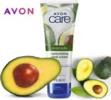 Avon - کرم دست آووکادو حجم 75 میل اون Avocado Replenishing Hand Cream Volume 75ml avon