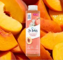St.Ives - شامپو بدن هلو و گل یاس حجم 650 میل سنت ایوز FRESH PEACH & JASMINE Shower Gel Volume 650ml st ives