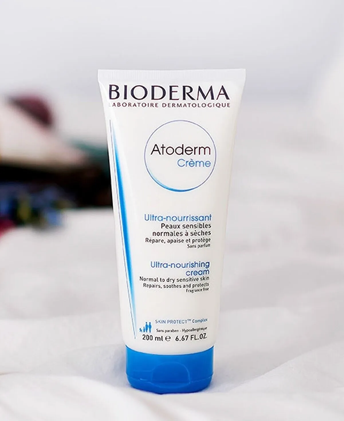 Bioderma - کرم مرطوب کننده و مغذی اتودرم پوست خشک بایودرما 200 میل | Bioderma Atoderm Nourishing Cream with Pump 200ml