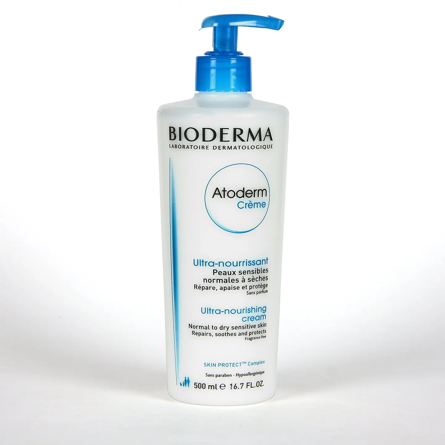 Bioderma - کرم مرطوب کننده صورت و بدن اتودرم بایودرما برای پوست خشک 500 میل Bioderma Atoderm Creme Ultra