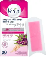 Veet - نوار موبر ويت مناسب پوست حساس Easy Gel Wax Strips veet