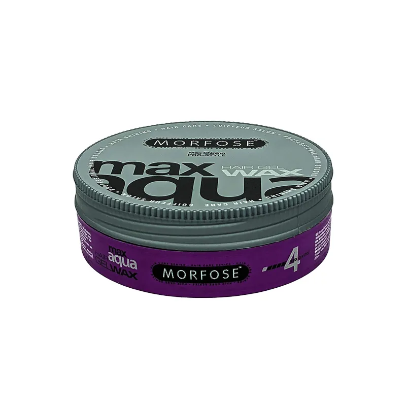 Morfose - ژل واکس مو مورفوس سری PRO-STYLE مدل MAX SHINEING شماره 4 بنفش حجم 175 میل Morfose Hair Wax Gel MAX SHINEING 175ml