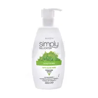Avon - ژل بهداشتی بانوان اون مدل simply delicate Soothing حجم 300 میل AVON simply delicate Soothing whit Aloe vera Feminine Wash Volume 300ml