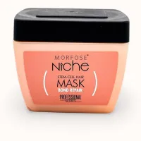 Morfose - ماسک مو ترمیم کننده niche bond repair مورفوس مناسب مو آسیب دیده حجم 500 میل Morfose Niche hair mask Volume 500 ml